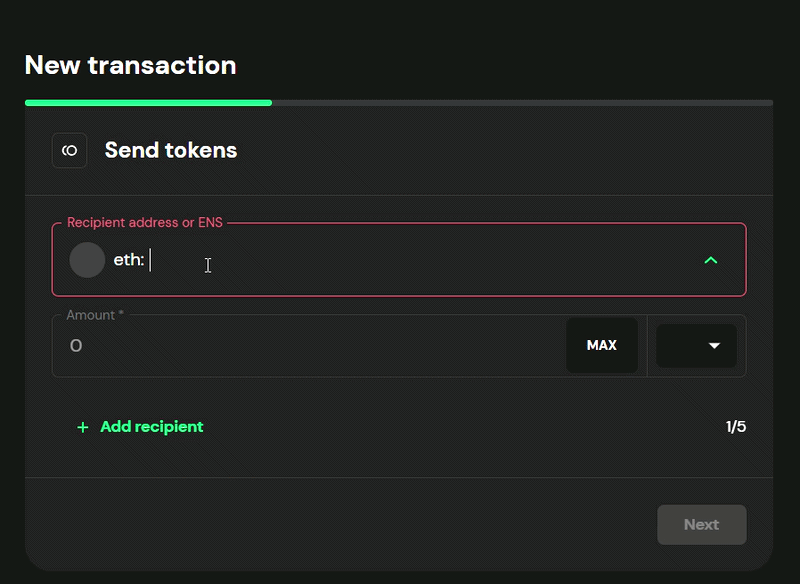 Safe{Wallet} fails to resolve the name for ENSv2