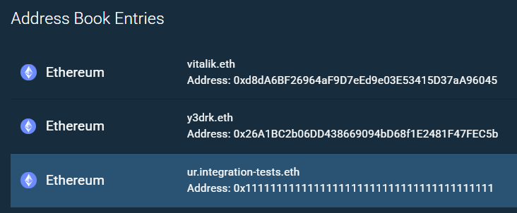 Bitfinex exchange fails to resolve the name for ENSv2
